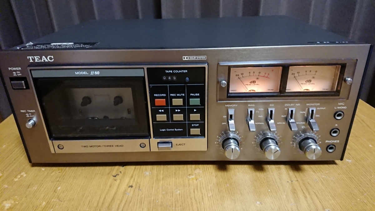 TEAC ティアック ff-80 FF-80 カセット カセットデッキ① 現状 - Yahoo