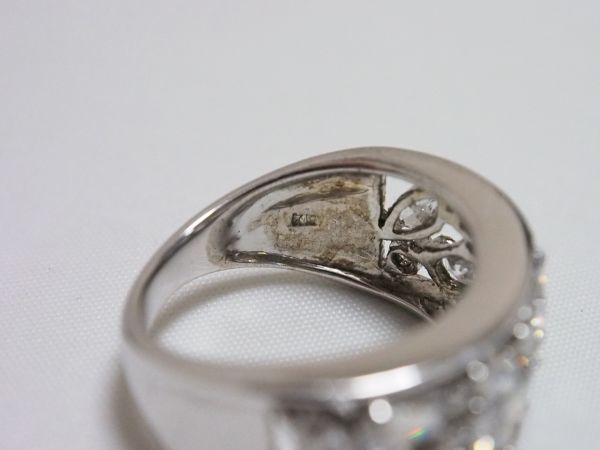 碌山 ロクザン CZ シルバー925刻印 リング 13号 指輪 og19 リング 碌山 