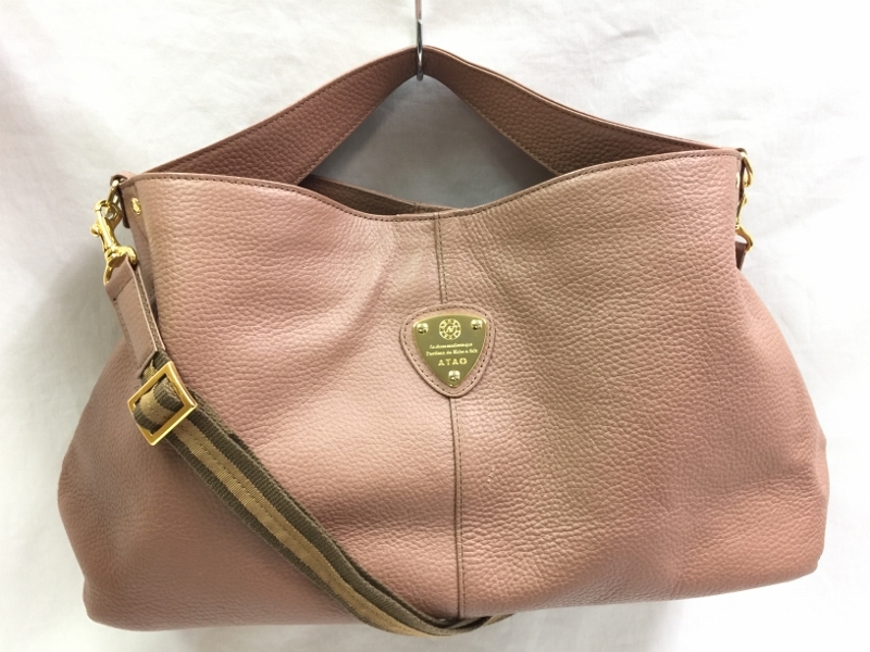 2025，品質保証 ATAO elvy アーモンド アタオ エルヴィ ２WAY ショルダーバッグ 本革 レザー トート ブラウン(牛革)｜売買されたオークション情報、yahooの商品情報をアーカイブ公開 - オークファン 牛革