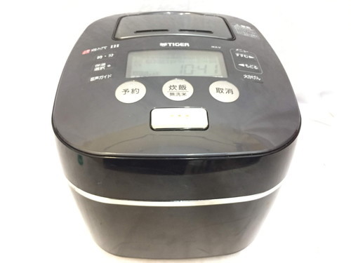 k150j*80【中古】タイガー 土鍋IH圧力炊飯ジャー 5.5合炊き JKX-V102 2016年製