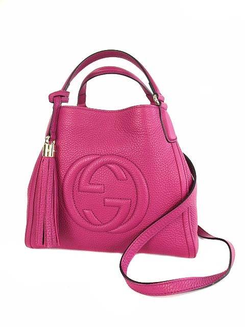 新品，豊富な グッチ GUCCI 2way ハンドバッグ ショルダーバッグ かばん 鞄 レザー タッセル 336751 ピンク(その他)｜売買されたオークション情報、yahooの商品情報をアーカイブ公開 - オークファン かばん、バッグ