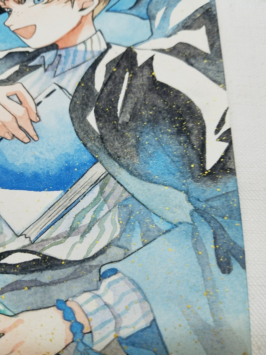 オリジナル 手描きイラスト 男の子 和服 水色 手描きイラスト 売買されたオークション情報 Yahooの商品情報をアーカイブ公開 オークファン Aucfan Com