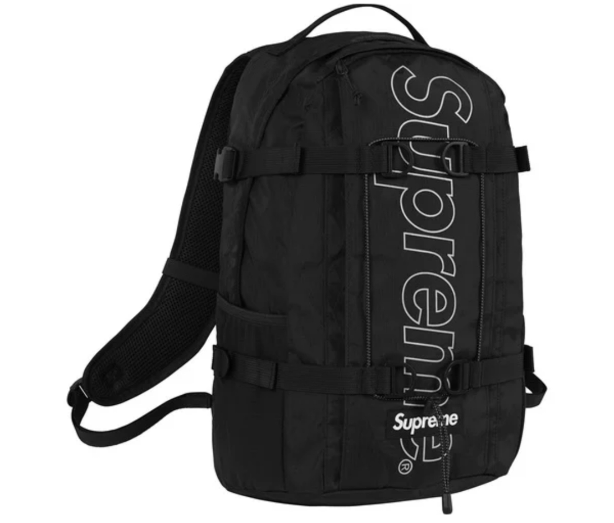 新作，格安 18AW 黒 シュプリーム バックパック Supreme Backpack ブラック(かばん、バッグ)｜売買されたオークション情報、yahooの商品情報をアーカイブ公開 - オークファン かばん、バッグ