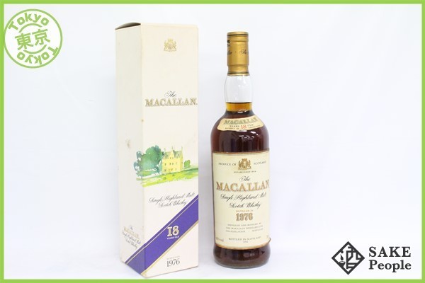 ◇注目! マッカラン 18年 1976-1994 750ml 43% 箱 AA