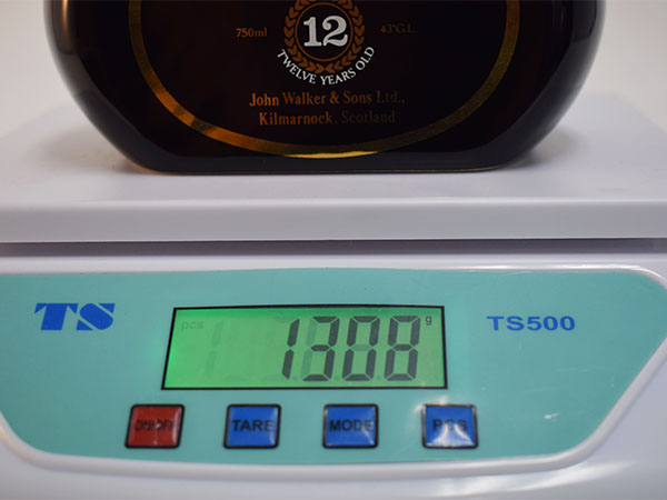1円～◇古酒◇ジョニーウォーカー モートラック 12年 黒陶器ボトル