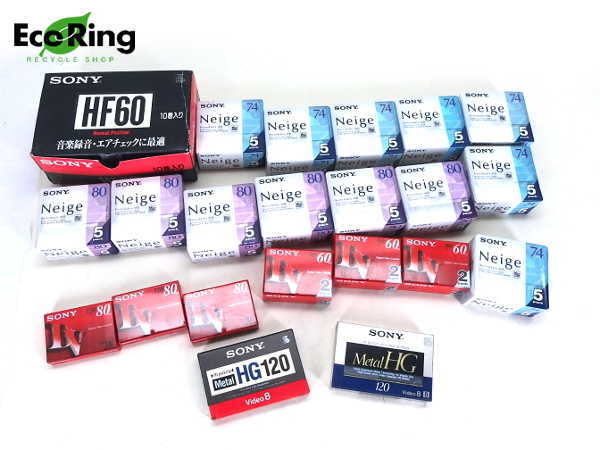 1円 未使用 ソニー カセットテープ ミニDVカセットテープ MD ネージュシリーズ オーディオ機器 他 計22点セット EF420