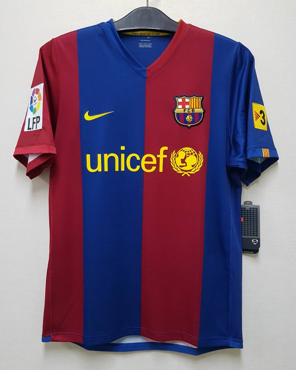 【新作，SALE】 06-07バルセロナ H #19 メッシ MESSI 半袖 リーグ仕様 M(リーガ・エスパニョーラ)｜売買されたオークション情報、yahooの商品情報をアーカイブ公開 - オークファン ユニフォーム
