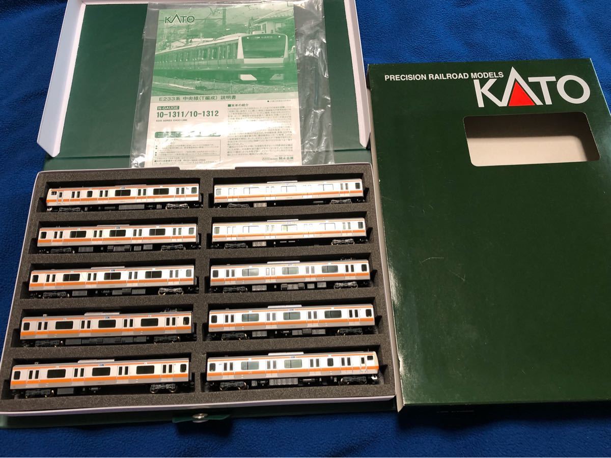 【品質保証，2025】 KATO 10-1311/10-1312 JR東日本 E233系中央線T編成基本増結10両セット(通勤形電車)｜売買されたオークション情報、yahooの商品情報をアーカイブ公開 - オークファン 通勤形電車