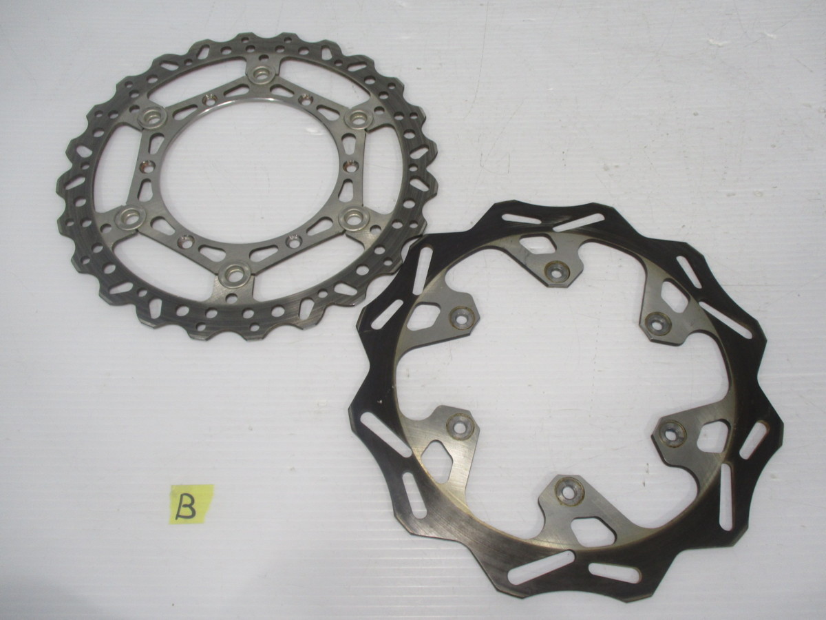 激安　YZ250F（08）　ブレーキング製　FRディスクローターSET　B　厚み測定済　売り切り　CG27C　カスタム　検　WR250F