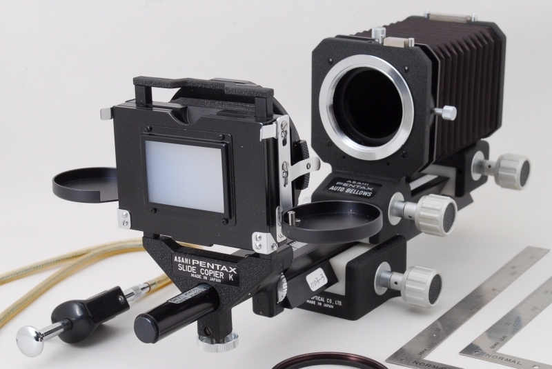 ペンタックス Pentax オートベローズ K Auto Bellows K Slide copier,Release & Scales 付き #66_2