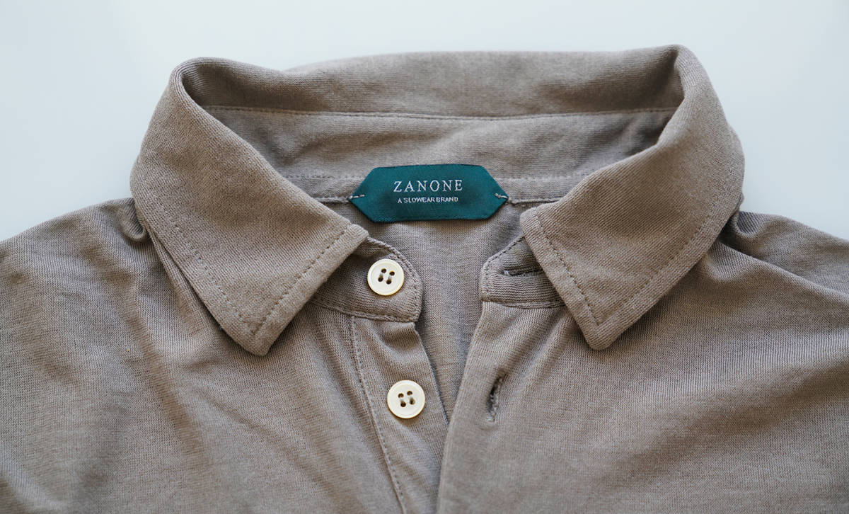 メンズ ZANONE ザノーネ ICE COTTON アイスコットン ポロシャツ 46