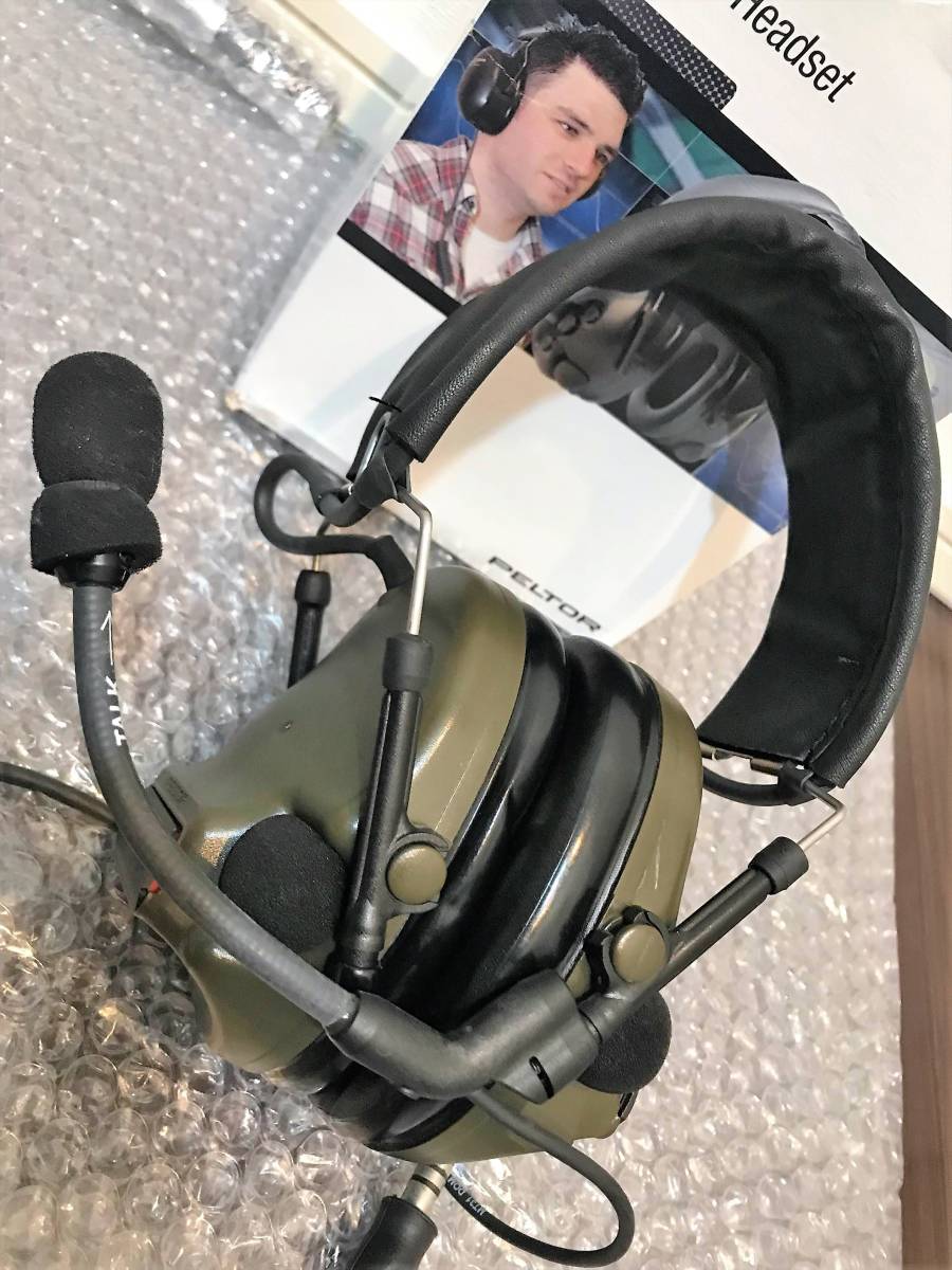 ☆【実物/美品】PELTOR COMTAC ACH (コムタック 3)＋実物PTT 特小加工