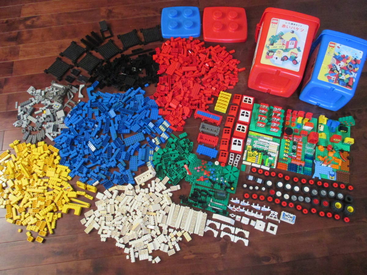 全国無料，お買い得 レゴ LEGO 4.6kg 大量 ブロック 赤いバケツ＆青いバケツ 基本セット その他 特殊パーツなど含む ポリス 動物 小物(その他)｜売買されたオークション情報、yahooの商品情報をアーカイブ公開 - オ その他