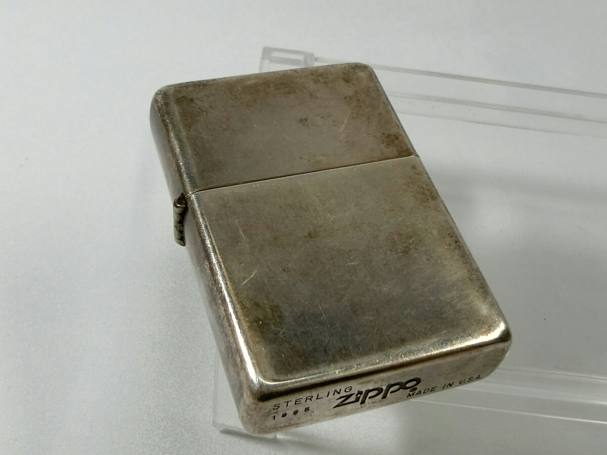 Zippo ジッポライター／STERLING SILVER スターリングシルバー 1995年 