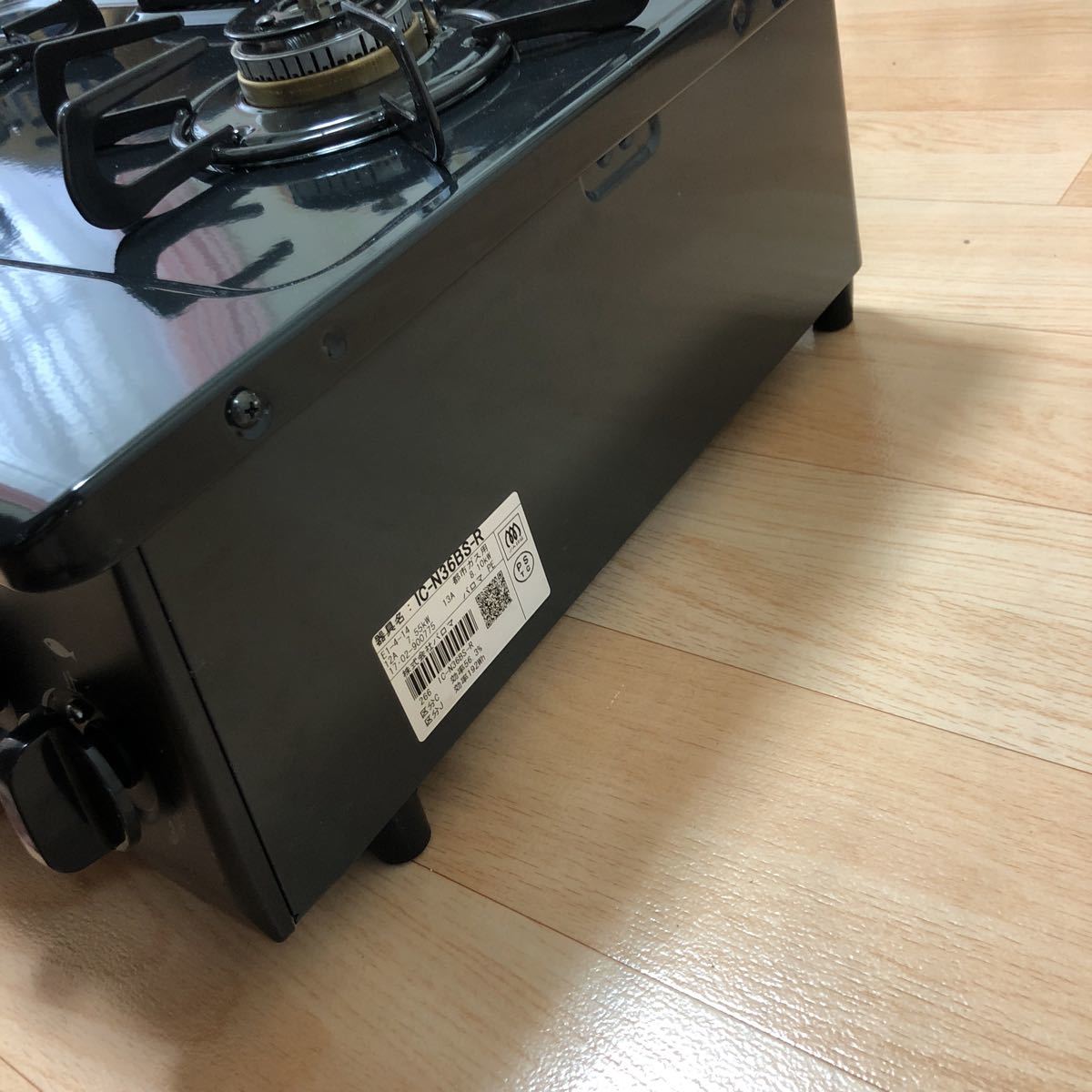 Paloma パロマ 都市ガス用 ガステーブル ガスコンロ IC-N36BS-R 17年製_3