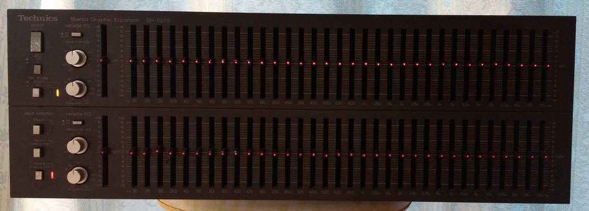 Technics SH-8075 グラフィックイコライザー　【通電確認のみ】