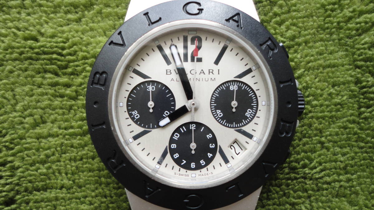 ブルガリ アルミニウム BVLGARI | 腕時計 クロノグラフ Store AC38TA 