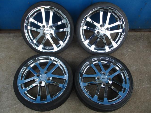 weds クレンツェ LXZ メッキ ホイール 16インチ 5.5J+45 4穴 PCD100 軽四