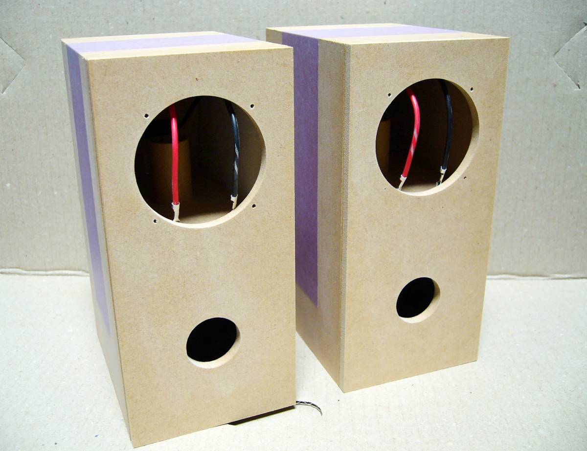★送料無料★スキャンスピーク（Scan-Speak）５cm フルレンジスピーカー（ペア） F/8422T03 ＆ダブルバスレフエンクロージャー完成品_2