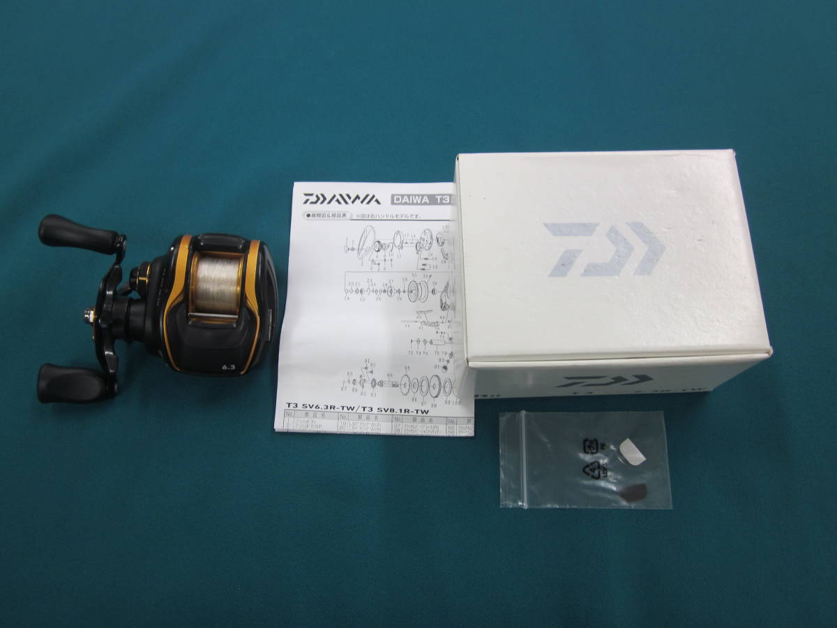 DAIWA ダイワ T3 SV6.3R-TW キズ有 DAIWA ダイワ T3SV 6.3R-TW 小傷