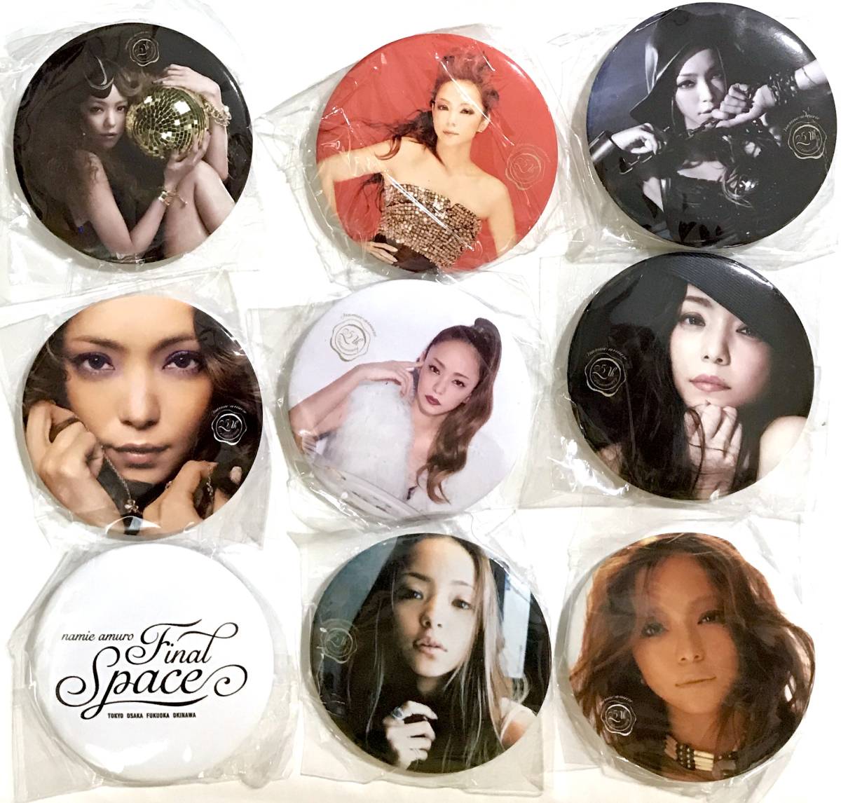 安室奈美恵　Fainal Spence・docomo マグネット　全種 安室奈美恵fainal Spence・docomo マグネット全種