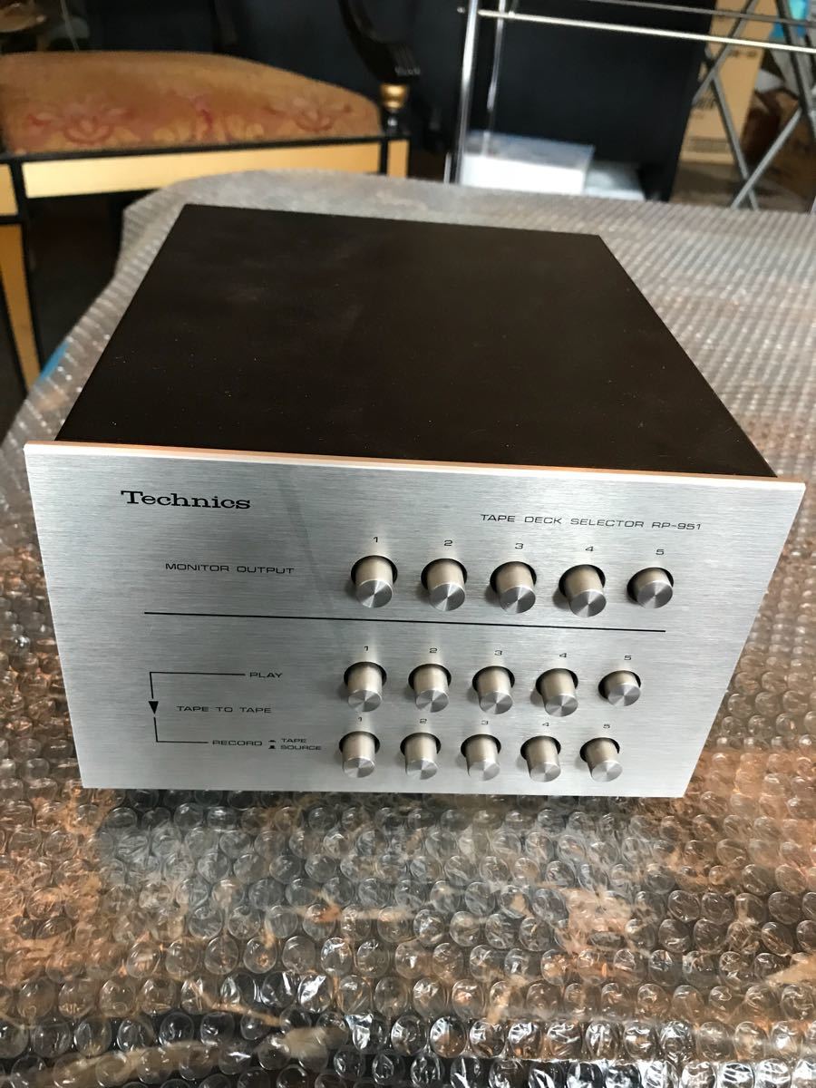 Technics  RP-951 テクニクス　テープデッキセレクタ ☆ご覧いただきありがとうございます☆TechnicsRP-951テクニクス　テープデッキセレクター状態頂き物です