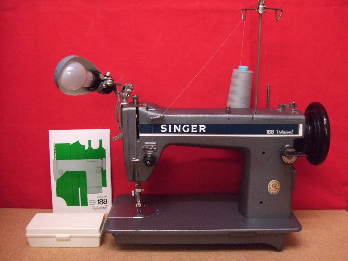 singer 188 脚ふみミシン ミシンsinger 188 シンガー 職業用ミシン アンティーク, SINGER