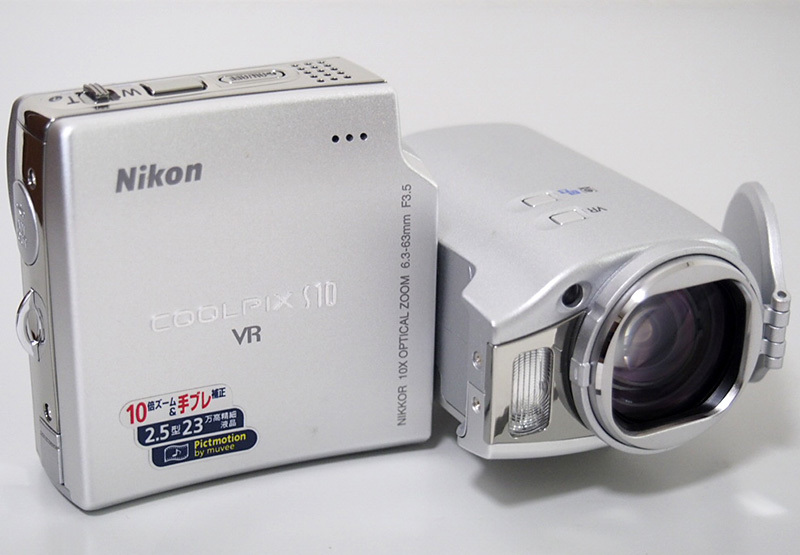 カメラ Nikon COOLPIX S10 スイバル機最終 光学10倍 手振れ補正