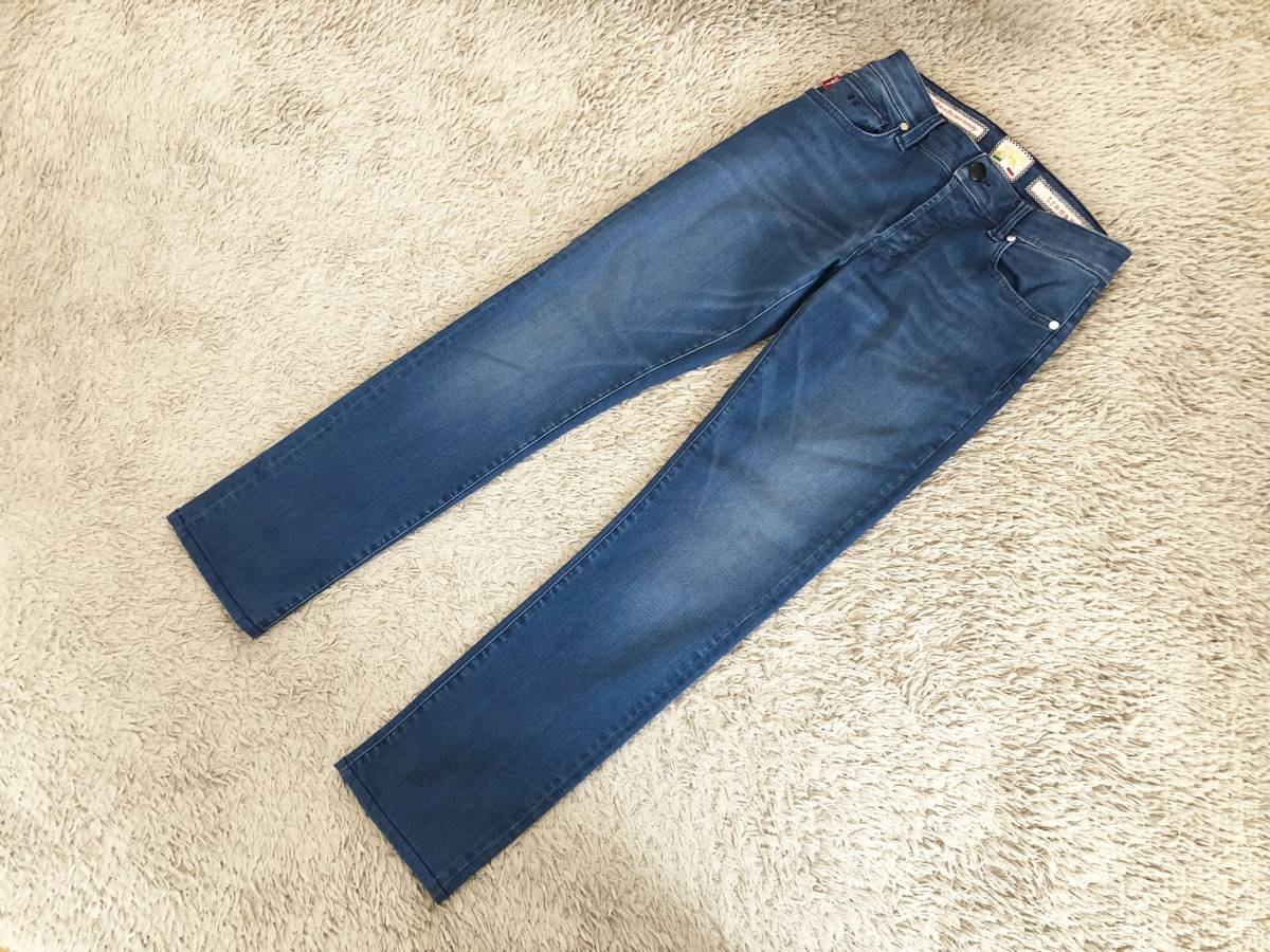 ■Tramarossa トラマロッサ LEONARDO SLIM 307 コットンストレッチスリムパンツ Size30 D306-12YEAR