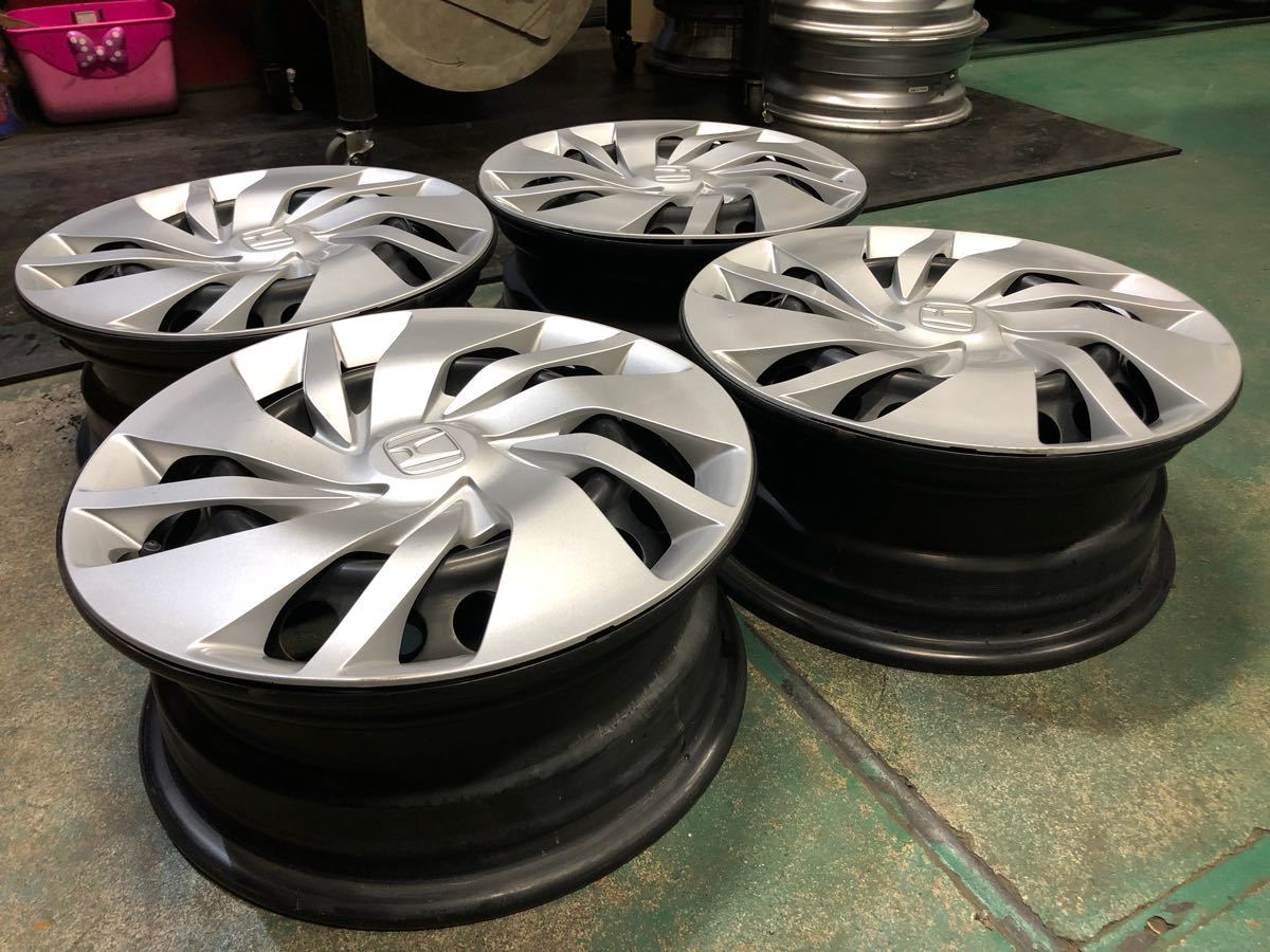 14インチ スチールホイール 純正 PCD100 5.5J 鉄チン ホンダ フィット