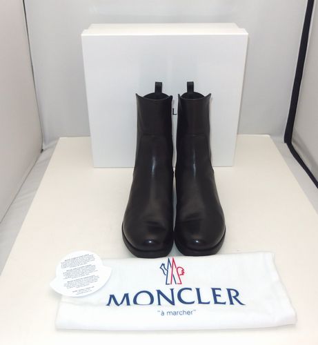 ○美品・正規品！MONCLER（モンクレール）サイドコア・レザーブーツ 