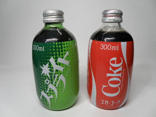非売品 スプライト 昔のダミーボトル 2本 昭和レトロ ビンテージ コカコーラ 70 コカコーラ スプライト ダルマ瓶 2本 まとめて / 昭和レトロ 駄菓子