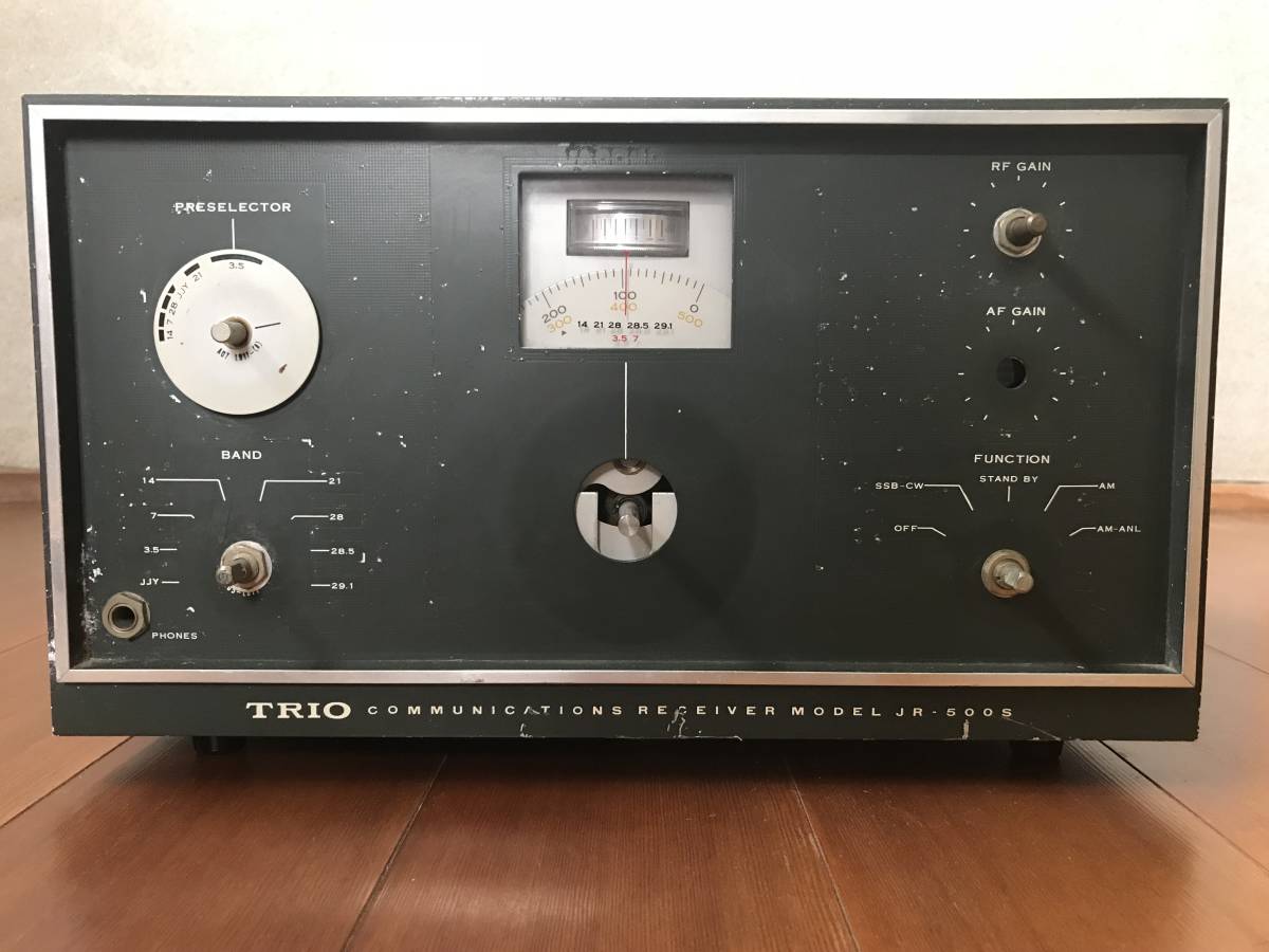 TRIO トリオ JR-310 受信機 3.5-50MHz ジャンク　動作未確認 JR-500S トリオ 真空管受信機 Yahoo!オークション - 本日限定価格TRIO