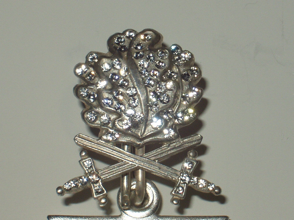ドイツ軍 1957年Ver. 剣付柏葉章 (実物) 個人装備品 ナチス ドイツ 柏葉・