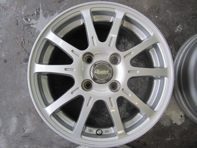 Quant Esploda 14×5.5J＋48 4穴 PCD100 4本 クアントエスプローダ　スタッドレスにも ヴィッツ，フィット，フリード，マーチ，コンパクトカー