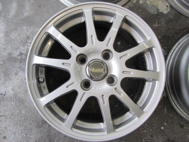 Quant Esploda 14×5.5J＋48 4穴 PCD100 4本 クアントエスプローダ　スタッドレスにも ヴィッツ，フィット，フリード，マーチ，コンパクトカー