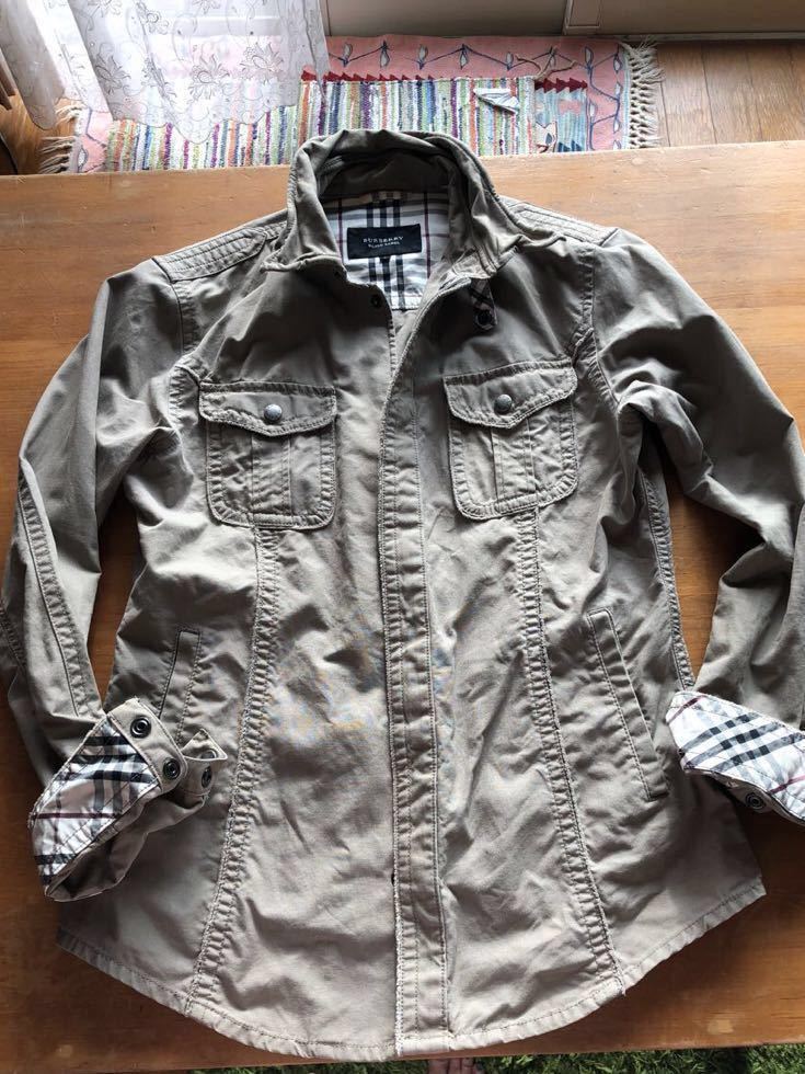 値下げしました！バーバリー ブラックレーベル 裏地ブラックレーベルチェック柄 ジャケット Lサイズ BURBERRY BLACK LABEL