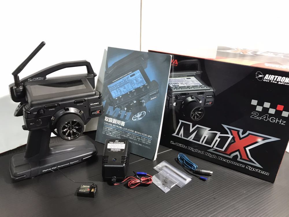サンワ M11X プロポ 2.4G RX-451受信機付 中古品 【公式通販】