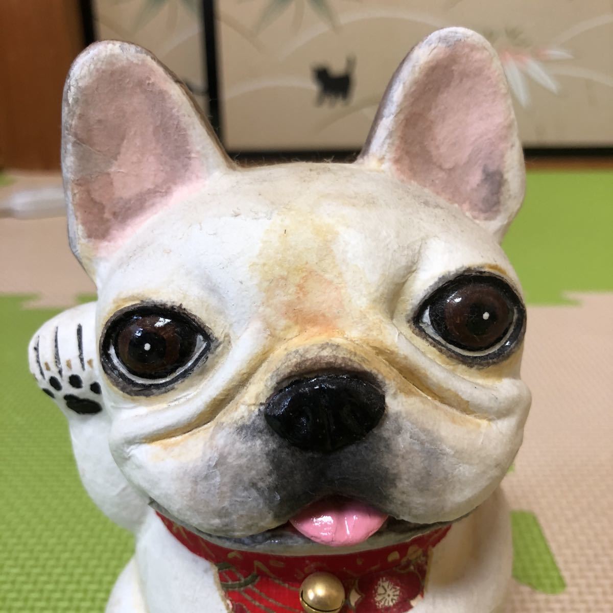 置物 金運 フレンチブルドッグ | 犬 風水 ブヒ 縁起物 オブジェ 玄関 