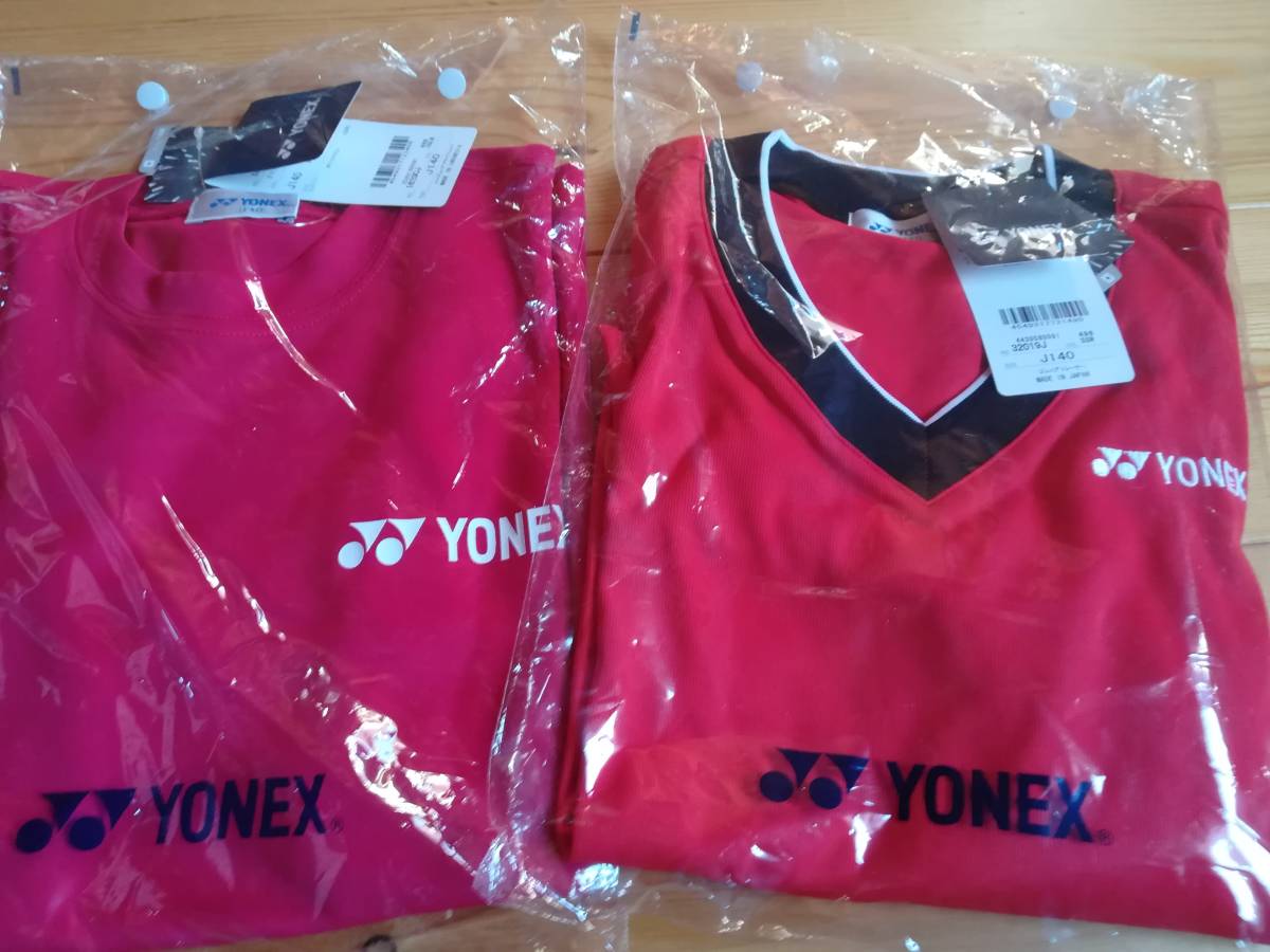 新品2点セット　ヨネックス（YONEX） トレーナー＆Ｔシャツ　サイズ140_1