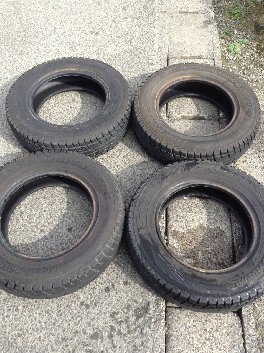 195-80R15 107/105L LT☆8分山 ブリヂストン ブリザックVL1中古
