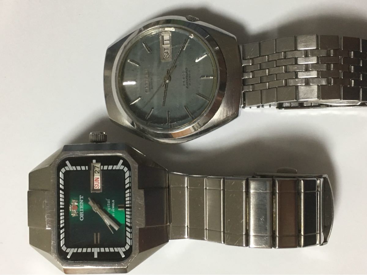 セイコー オリエント シチズン他 16本セット ジャンク品 セイコー アクタス ロードマチック シチズン レオパール オリエント