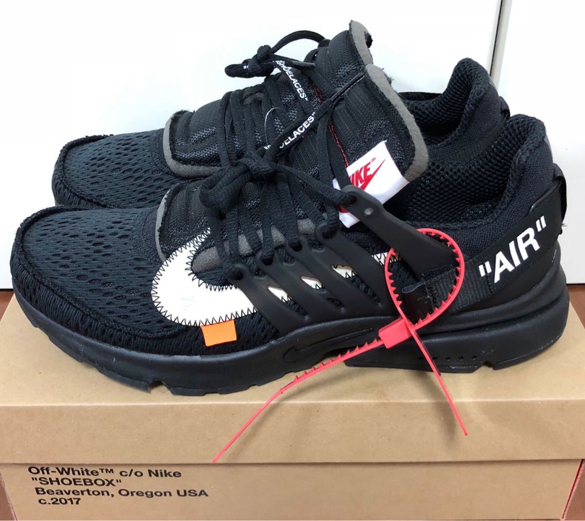 THE 10 : NIKE AIR PRESTO Off-White BLACK US11 29cm プレスト オフホワイト atmos