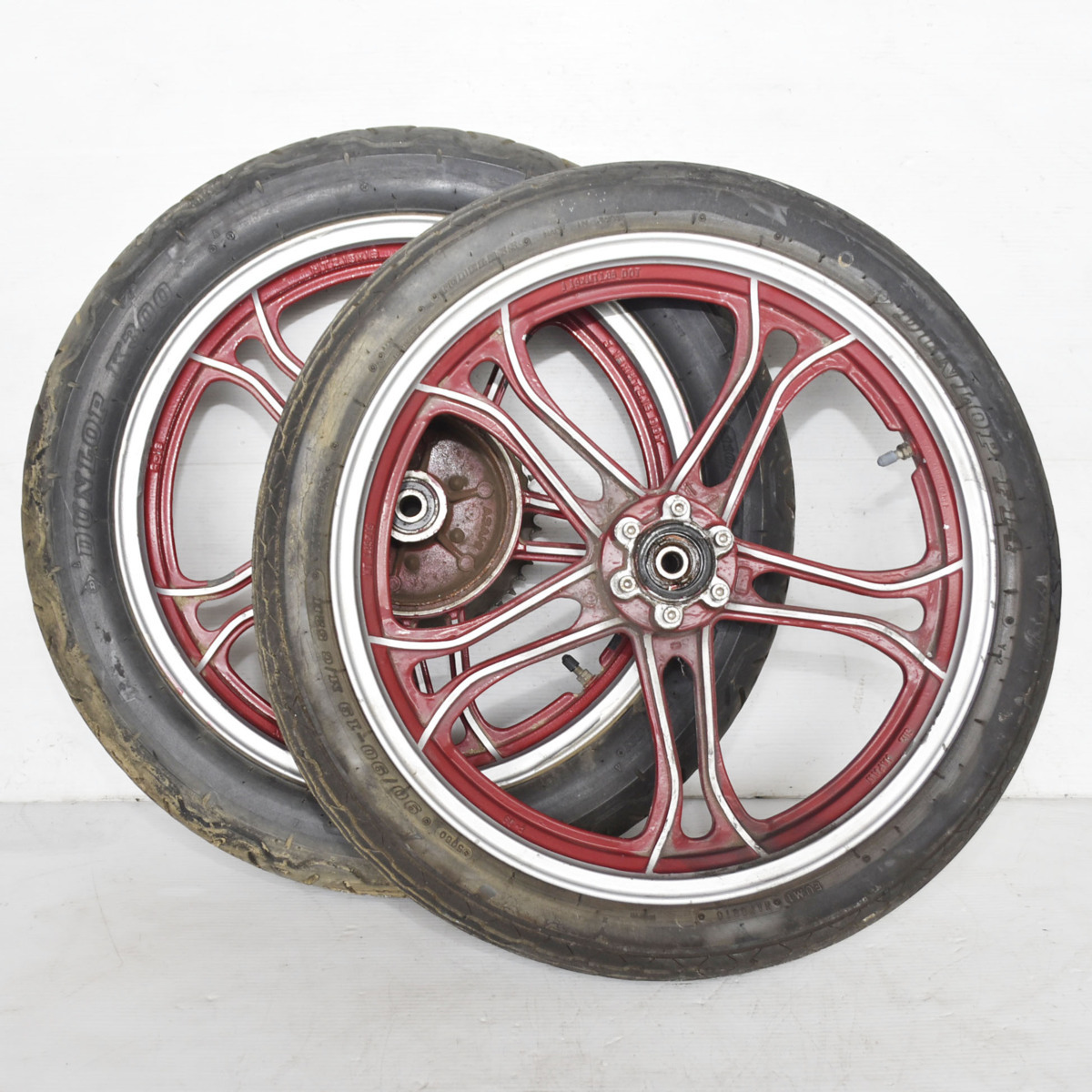 XJ400ホイール ヤマハ XJ400 4G0-008*** ホイール 前後セット FJ19x1，85 RJ18x2，15