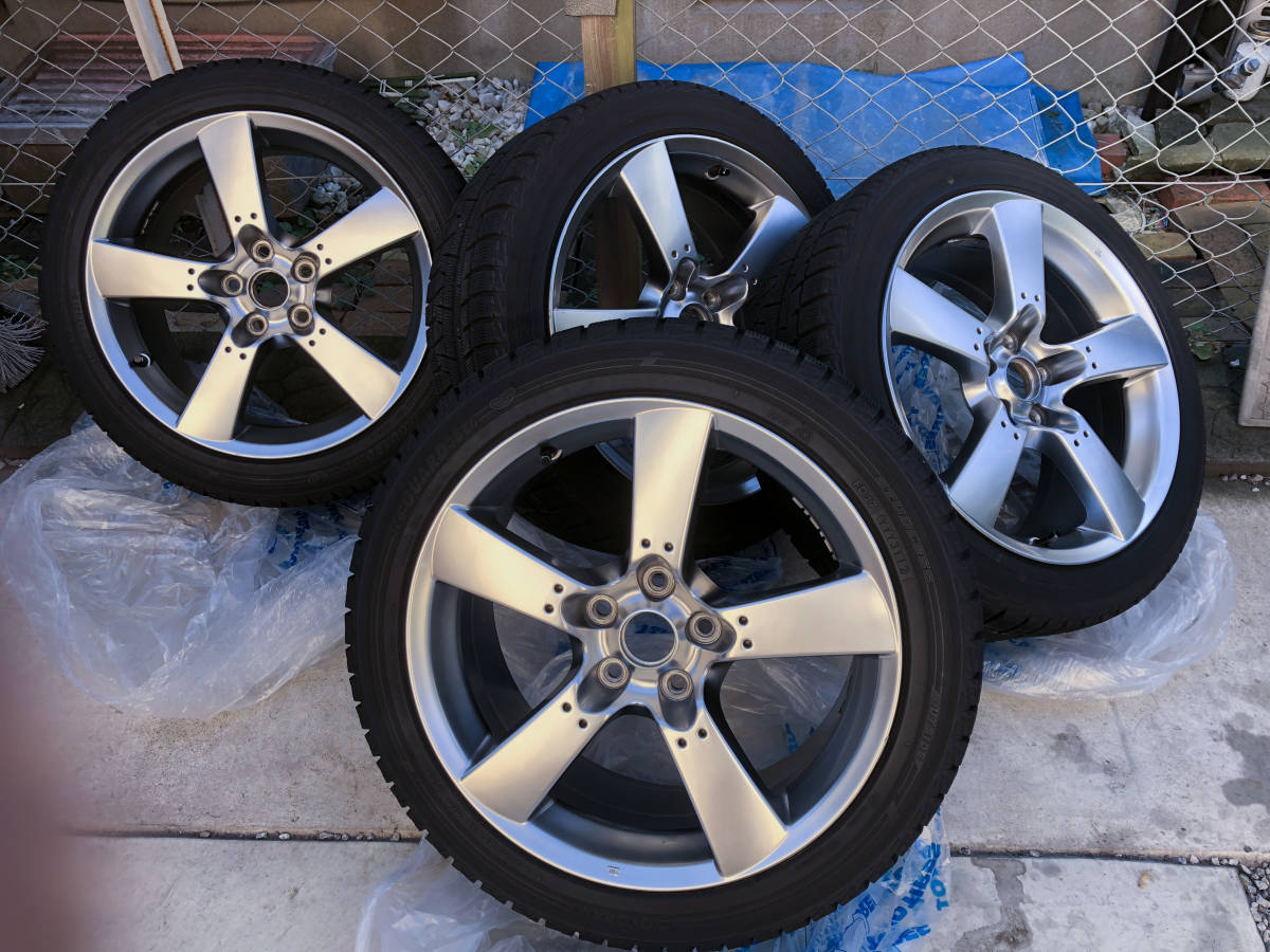 マツダ RX-8 前期純正18インチアルミホイール 18×8JJ セミグロスタイプ
