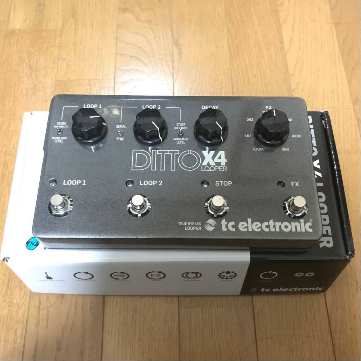 TC Electronic Ditto X4 Looper ルーパー TC X4 Looper Magazine pedal 