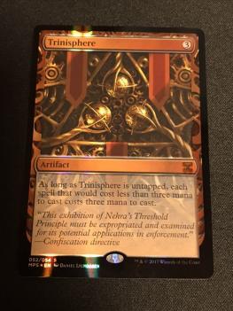 三なる宝球 Trinisphere DST 初版 foil 英語 MTG 三なる宝球 英語 foil