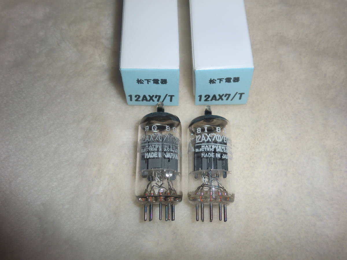 12AX7 T /ECC83 松下電器 2本セット Y373(真空管)｜売買されたオークション情報、yahooの商品情報をアーカイブ公開 - オークファン 真空管