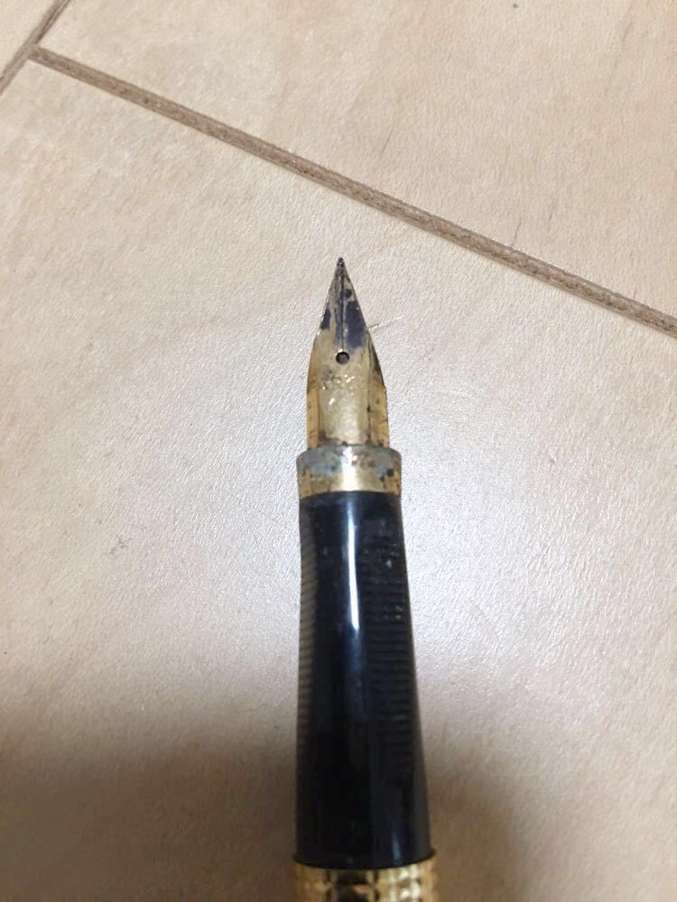 PARKER LAQUE 万年筆 14Kペン先 フランス製ボールペン付 Parker