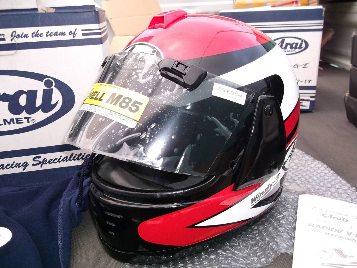 ヘルメット アライヘルメット、原田＆坂田モデルの復刻版「ラパイド